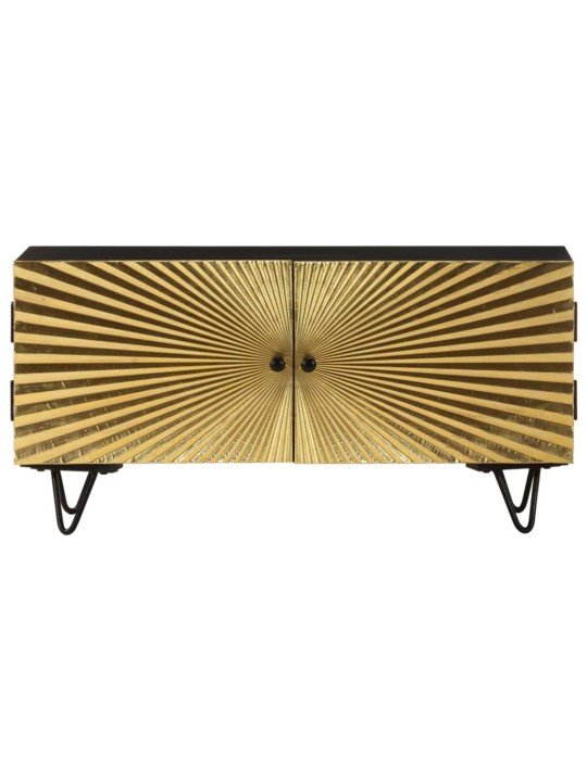 Tv-kaappi 90x30x45 cm täysi mangopuu