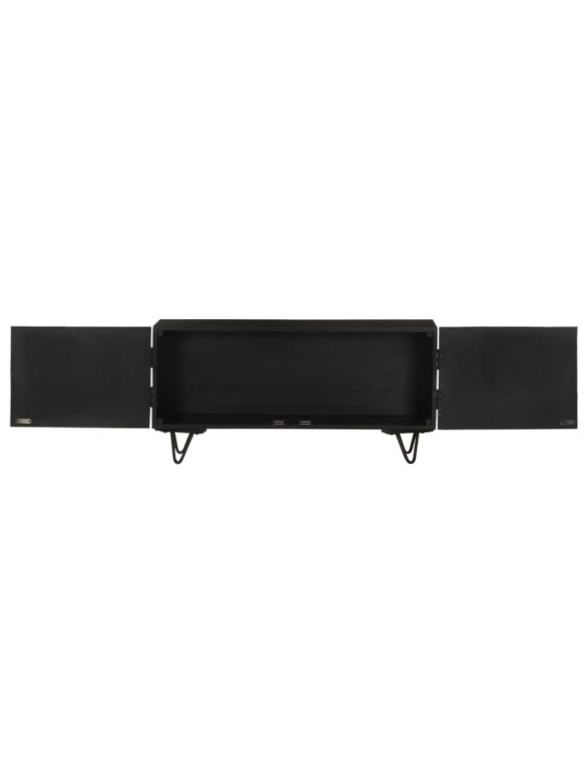 Tv-kaappi 90x30x45 cm täysi mangopuu