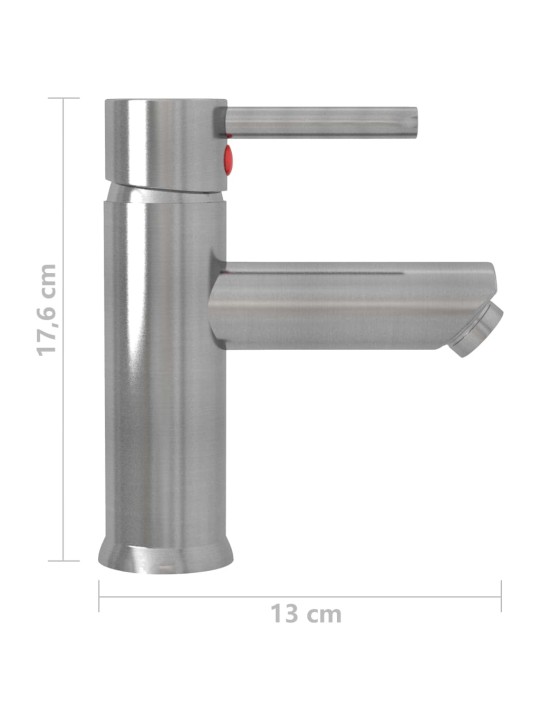 Kylpyhuoneen pesualtaan hana hopea 130x176 mm