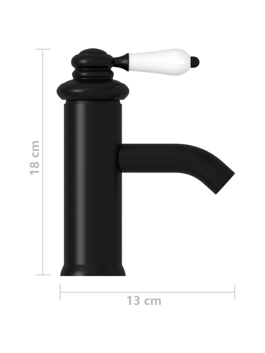 Kylpyhuoneen pesualtaan hana musta 130x180 mm