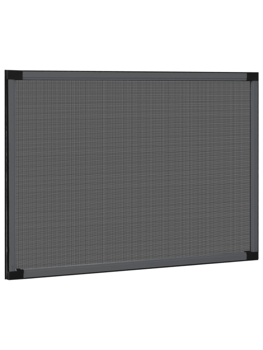 Jatkettava hyönteisverkko ikkunaan antrasiitti (75-143)x50 cm