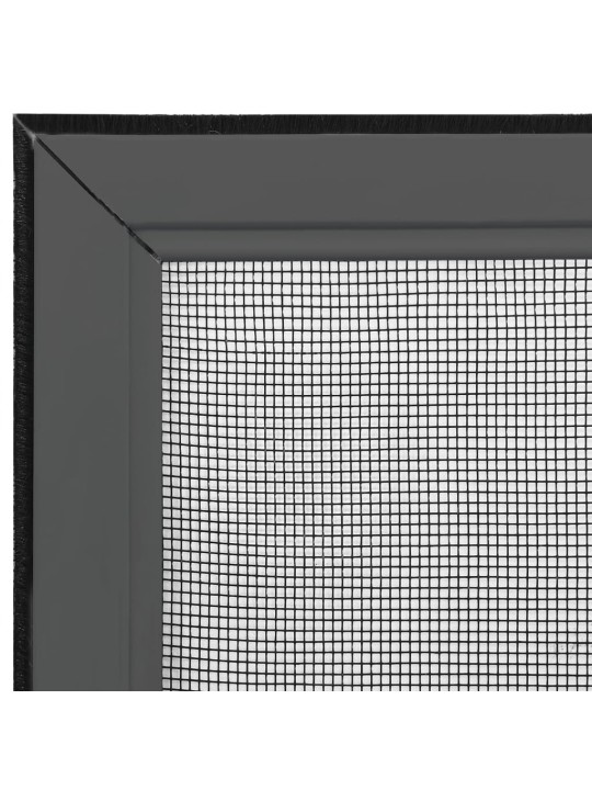 Jatkettava hyönteisverkko ikkunaan antrasiitti (75-143)x50 cm