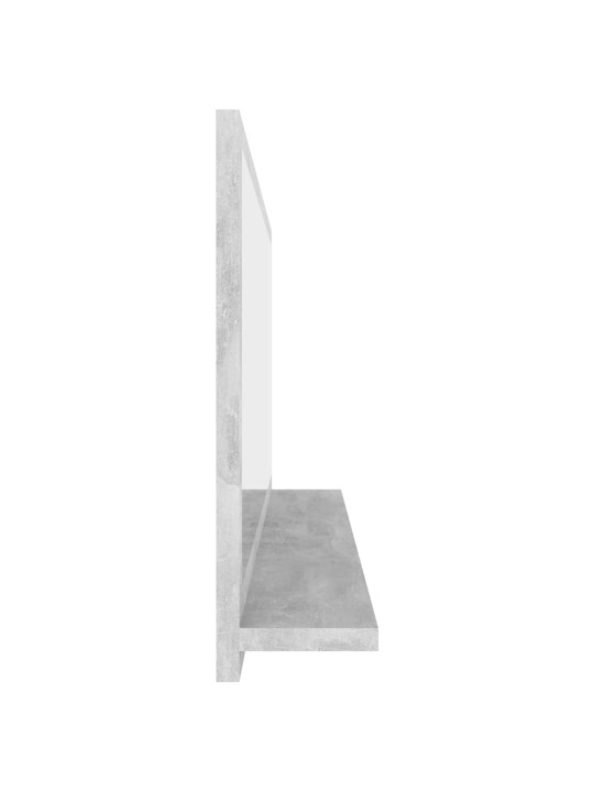 Kylpyhuonepeili betoninharmaa 90x10,5x37 cm lastulevy