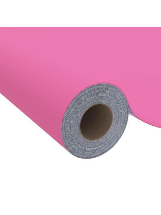 Itseliimautuva huonekalukalvo korkeakiilto pinkki 500x90 cm PVC