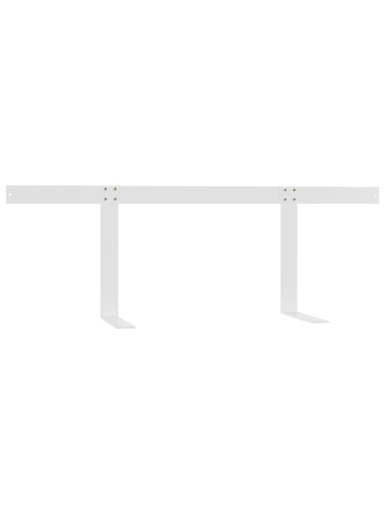 Kuormalavasohvan selkänoja valkoinen 110 cm rauta