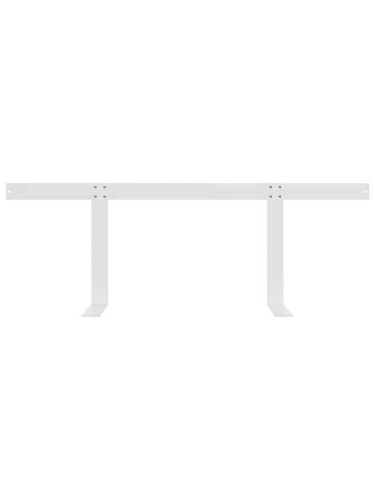 Kuormalavasohvan selkänoja valkoinen 110 cm rauta