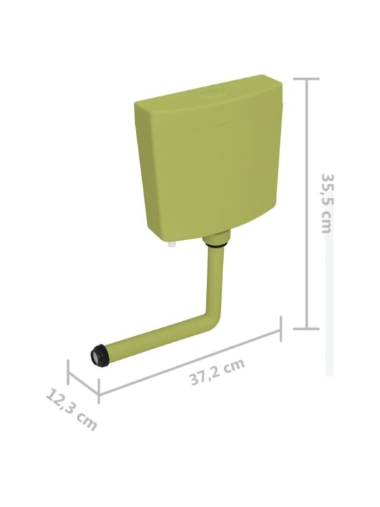 WC Vesisäiliö alapuolisella veden tulolla 3/6 l oliivi