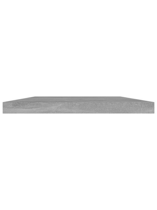 Kirjahyllytasot 4 kpl betoninharmaa 40x20x1,5 cm lastulevy