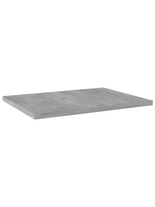 Kirjahyllytasot 4 kpl betoninharmaa 40x30x1,5 cm lastulevy