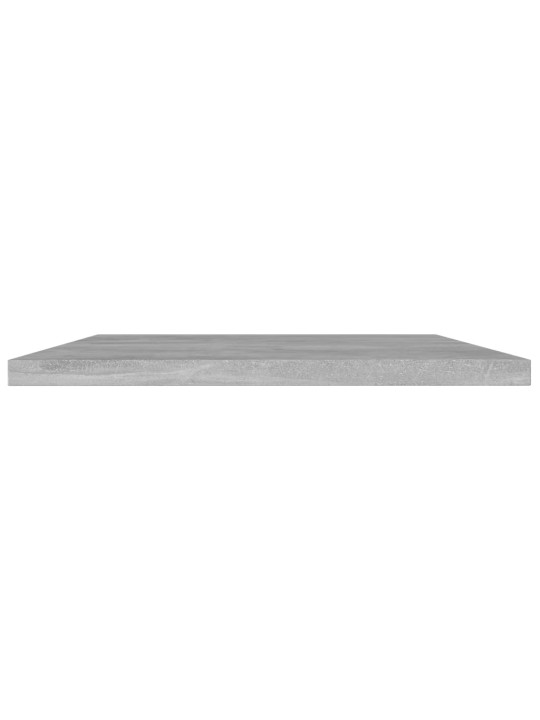 Kirjahyllytasot 4 kpl betoninharmaa 40x30x1,5 cm lastulevy