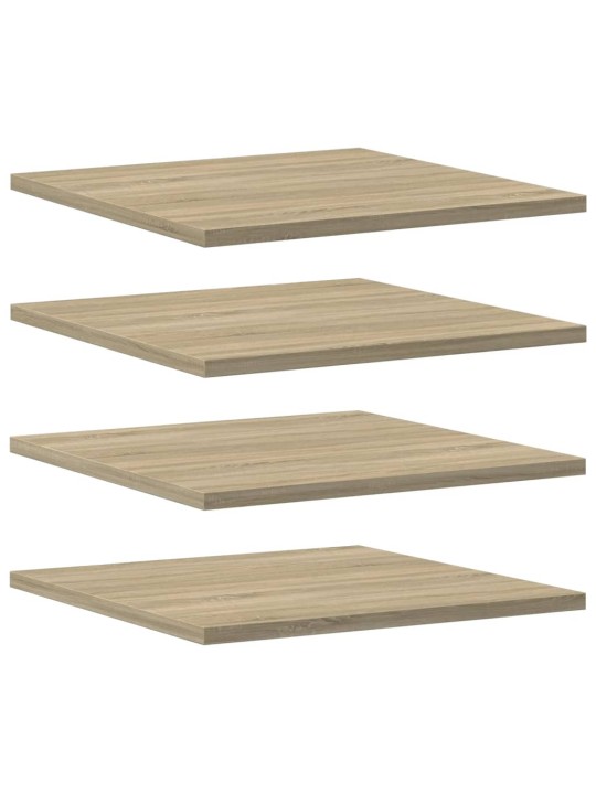 Kirjahyllytasot 4 kpl sonoma tammi 40x40x1,5 cm lastulevy
