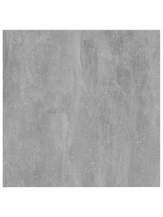 Kirjahyllytasot 4 kpl betoninharmaa 40x40x1,5 cm lastulevy