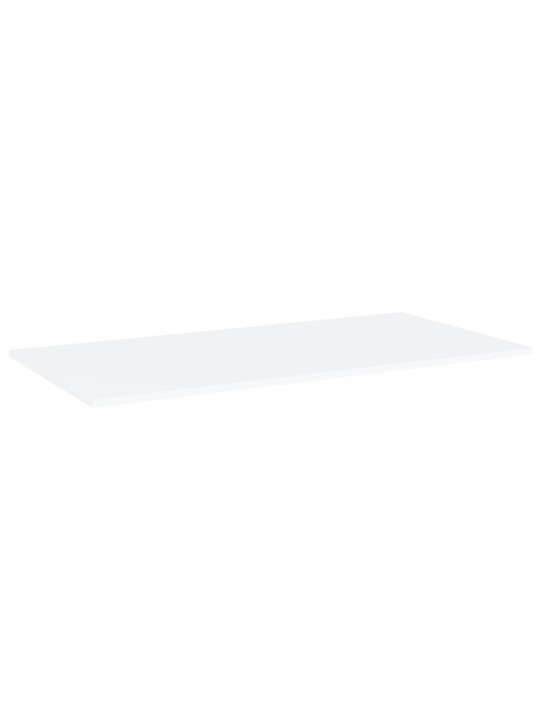 Kirjahyllytasot 4 kpl valkoinen 80x20x1,5 cm tekninen puu