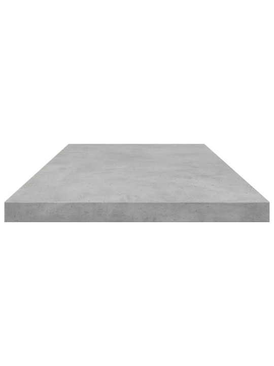 Kirjahyllytasot 4 kpl harmaa 80x20x1,5 cm teknisestä puusta