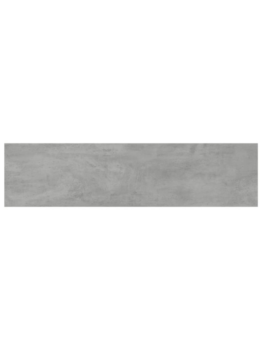 Kirjahyllytasot 4 kpl harmaa 80x20x1,5 cm teknisestä puusta