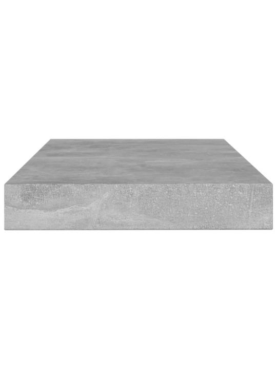 Kirjahyllytasot 4 kpl betoninharmaa 100x10x1,5 cm lastulevy