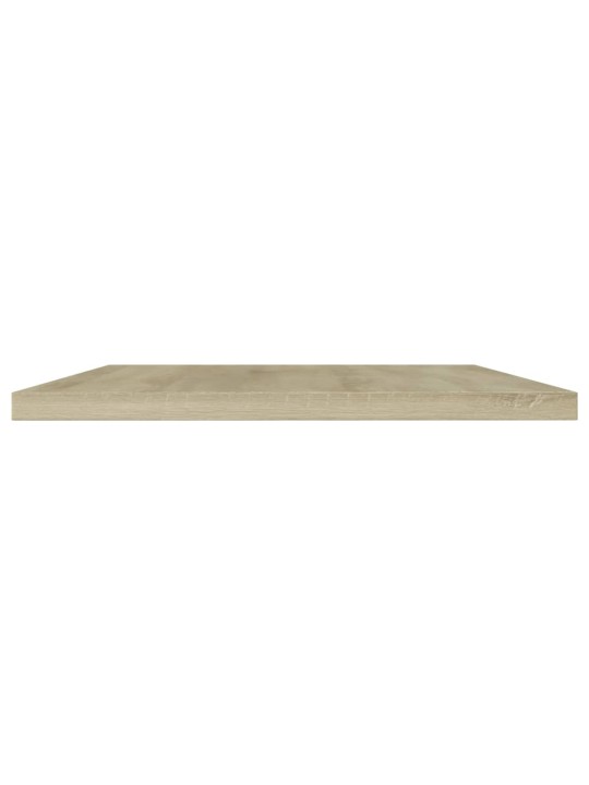 Kirjahyllytasot 4 kpl sonoma tammi 100x20x1,5 cm lastulevy
