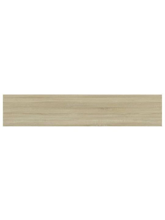 Kirjahyllytasot 4 kpl sonoma tammi 100x20x1,5 cm lastulevy