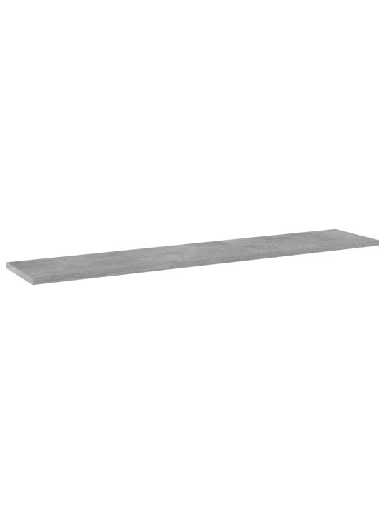 Kirjahyllytasot 4 kpl betoninharmaa 100x20x1,5 cm tekninen puu