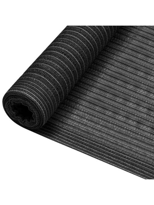 Näkösuoja antrasiitti 3,6x40 m HDPE 195 g/m²