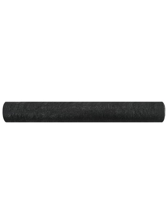 Näkösuoja musta 1,2x10 m HDPE 75 g/m²