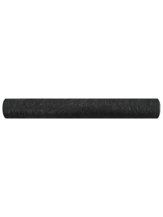 Näkösuoja musta 1,5x10 m HDPE 75 g/m²