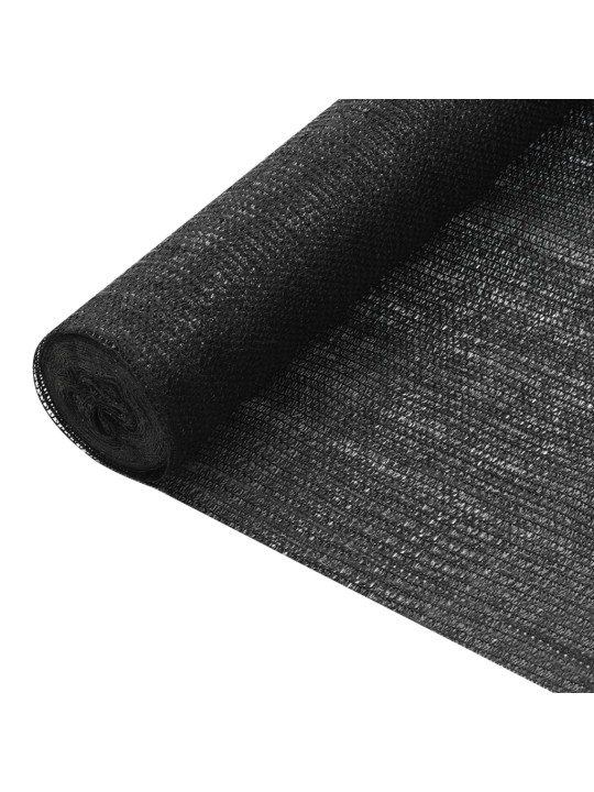Näkösuoja musta 1,8x50 m hdpe 75 g/m²