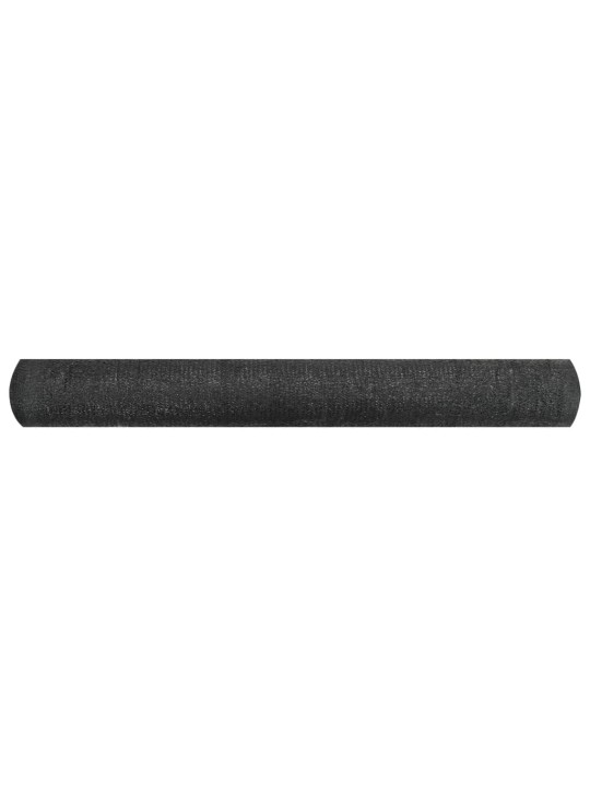 Näkösuoja musta 1x25 m HDPE 150 g/m²