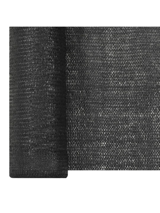 Näkösuoja musta 1,2x10 m HDPE 150 g/m²