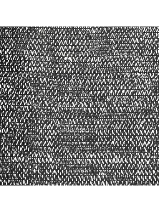 Näkösuoja musta 1,2x25 m hdpe 150 g/m²