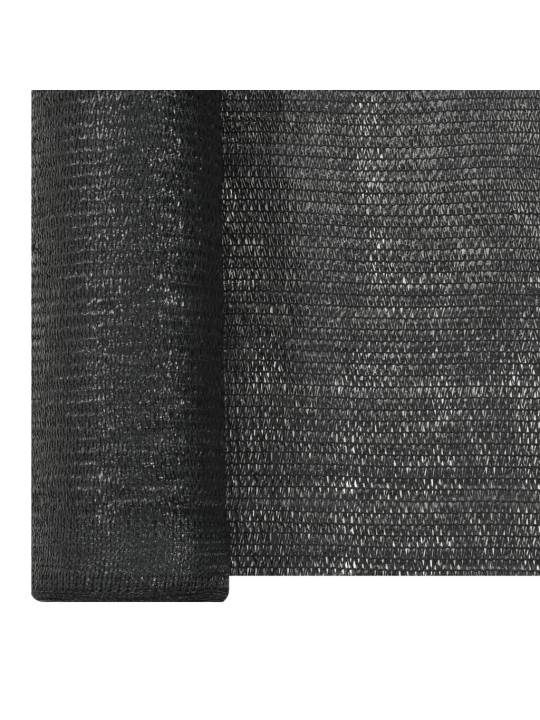 Näkösuoja musta 1,8x10 m hdpe 150 g/m²