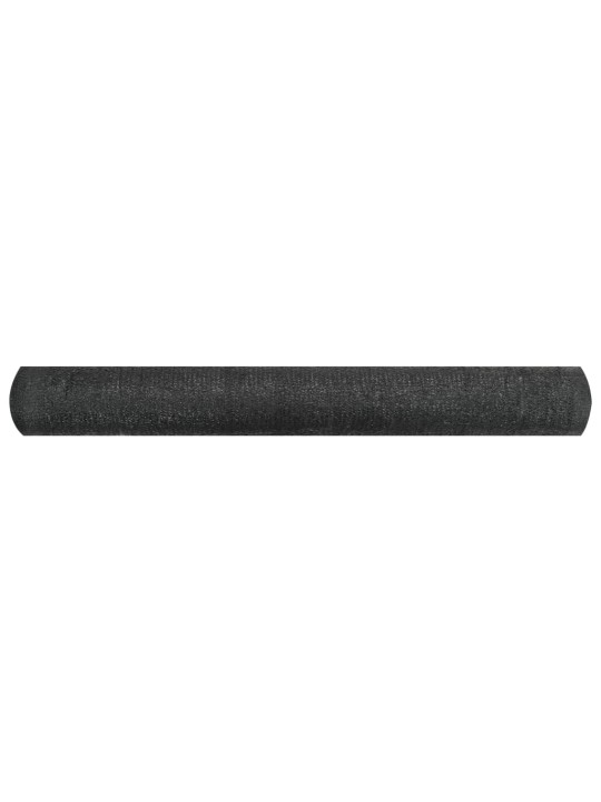 Näkösuoja musta 1,5x50 m HDPE 195 g/m²