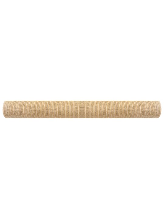 Näkösuoja beige 1,5x25 m HDPE 195 g/m²
