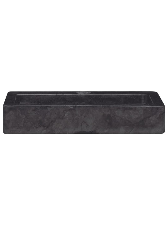 Seinäkiinnitettävä Pesuallas musta 38x24x6,5 cm marmori