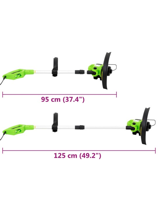 Teleskooppivartinen sähkökäyttöinen ruohotrimmeri 29 cm 550 W