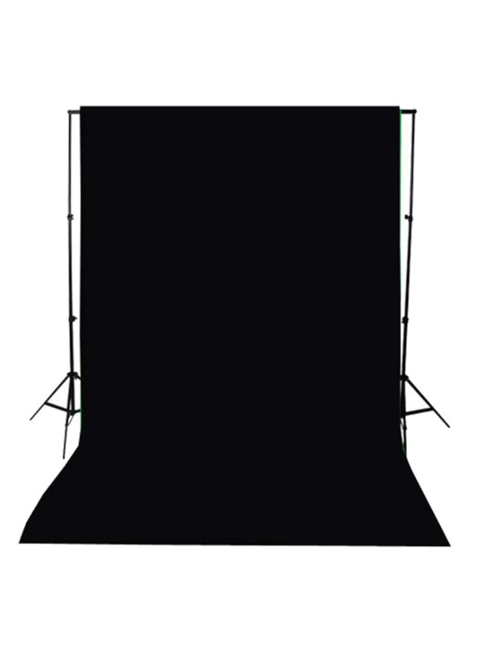 Valokuvastudiosarja softbox-valot, taustakangas ja heijastin