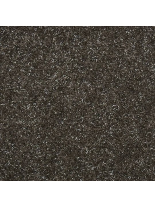 Itsekiinnittyvät porrasmatot 10 kpl vaaleanruskea 56x17x3 cm