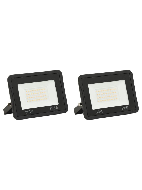 Led-valonheittimet 2 kpl 30 w lämmin valkoinen