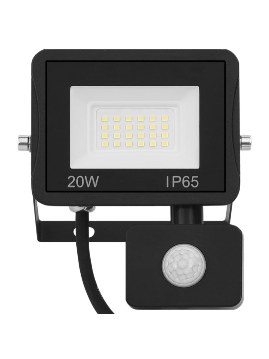 Led-valonheitin sensorilla 20 w lämmin valkoinen