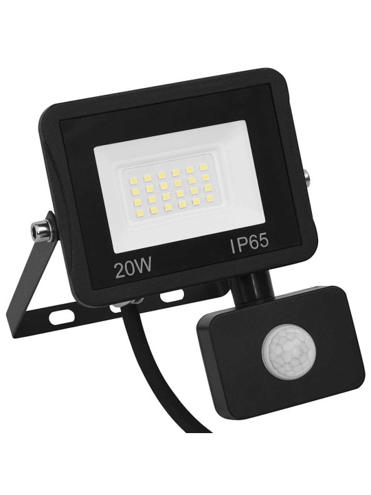 Led-valonheitin sensorilla 20 w lämmin valkoinen
