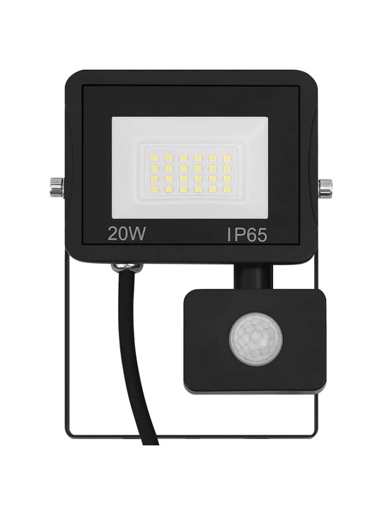 Led-valonheitin sensorilla 20 w kylmä valkoinen
