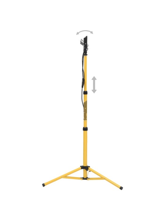 Led-valonheitin kolmijalalla 2x50 w lämmin valkoinen