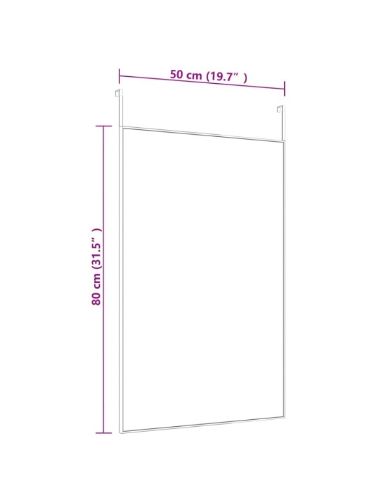 Ovipeili kulta 50x80 cm lasi ja alumiini