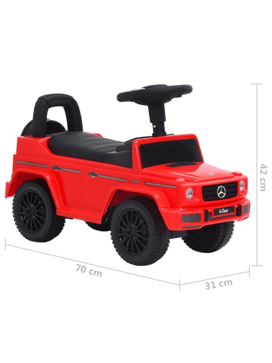 Potkuauto Mercedes-Benz G63 punainen