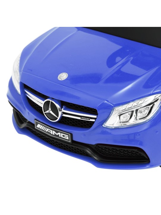 Työnnettävä potkuauto Mercedes-Benz C63 sininen