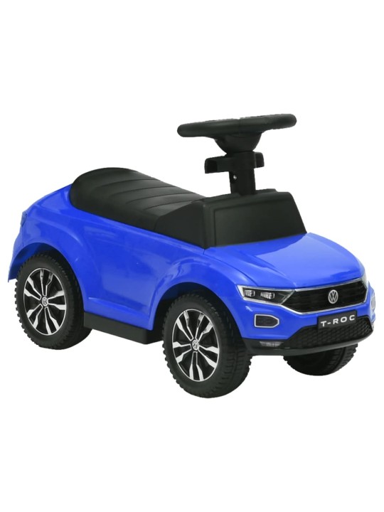 Potkuauto Volkswagen T-Roc sininen