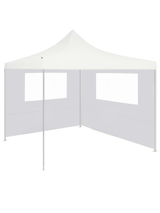 3070424 Gazebo Sidewall with Windows 4x2 m White (315313)