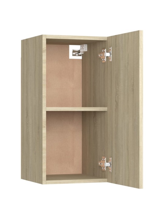 TV-tasot 2 kpl Sonoma-tammi 30,5x30x60 cm lastulevy