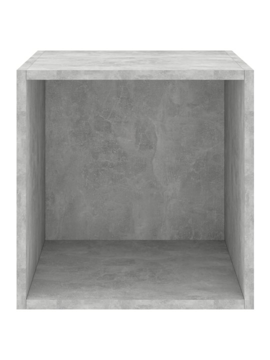 Seinäkaapit 2 kpl betoninharmaa 37x37x37 cm tekninen puu