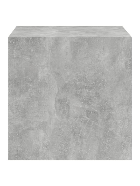 Seinäkaapit 2 kpl betoninharmaa 37x37x37 cm tekninen puu